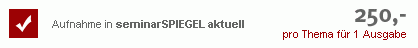 Seminarspiegel Aktuell